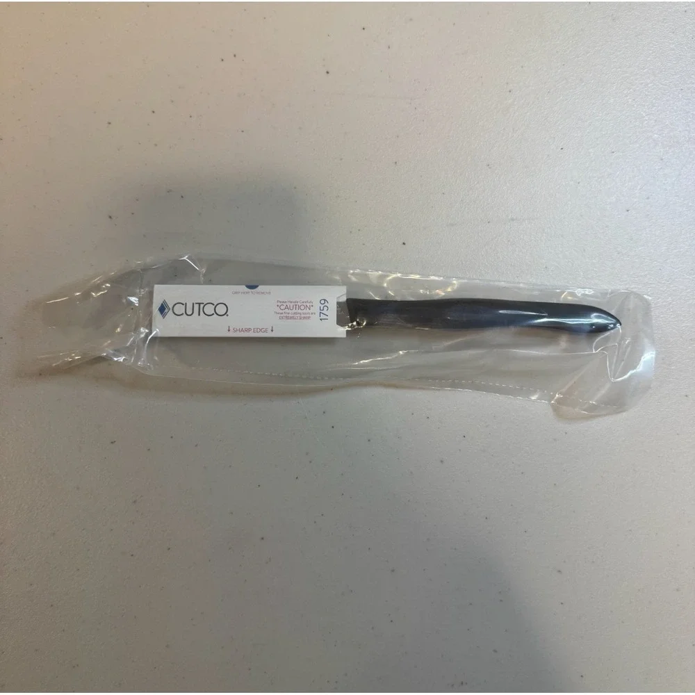 Cutco 1759 Classic Brown Serrated Blade Kitchen Table Knife 3-3/8